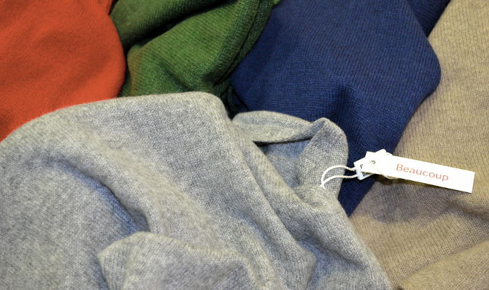 Sciarpe tricot Riviera Cashmere in puro cashmere
