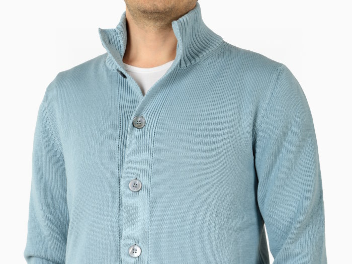 Uomo Abbigliamento da Maglieria da Cardigan PulloverGran Sasso in Lana da Uomo colore Blu 